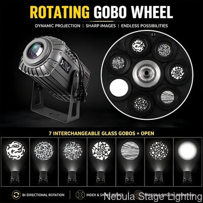 300W LED Water Ripple Gobo Projector for Architectural Lighting