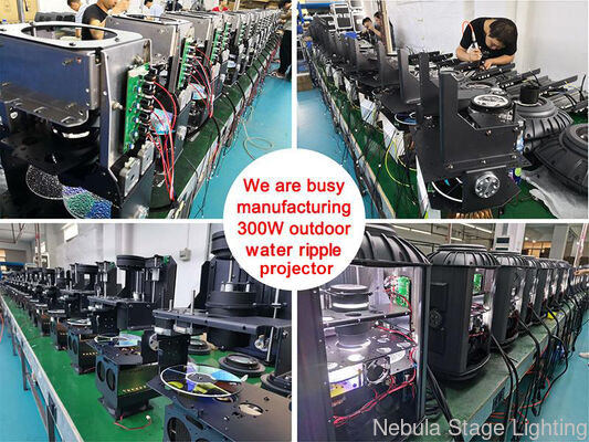 300W Outdoor Water Ripple Gobo Projector Light IP65 LED Dynamic Water ...